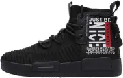 RUNMAXX Mens Fashion Walking Lace Up High Top Shoes Stylish 9.5, Black