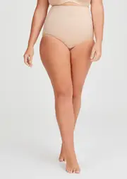[Taking Shape] Taking Shape High Waisted Control Brief Size 16 in Nude - Plus Size Women's Clothing Nude