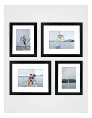 [Vue] Gallery Wall 4 Piece Frame Set in Black