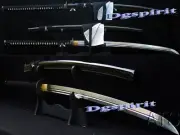 46.9" Battle Ready Japanese Naginata Sword WarriorTsuba