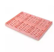 Target Bullseye's Playground Pink Collapsible Crate 297 oz. 10"W x 5.5"H (NEW)