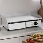 Stainless Steel 2900W Electric Griddle Cooktop Commercial Home BBQ Grill Pan