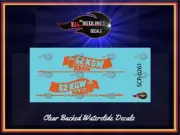1/64 Redline 'Super Van 62 KGW Radio' Decal SCR-0261