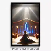 Pixel Art Poster - Esteemed Ark (8 Bit Psychedelic Trippy Video Game Print)