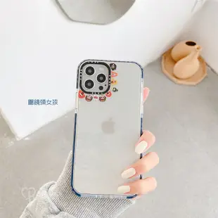 可愛小怪獸 女孩 黑鏡頭圈 防摔殼 適用 iPhone 11ProMax 蘋果 手機殼