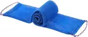 BIRLOZA 1 Piece African Exfoliating Net Scrubber Shower Sponge Nylon Suits Bath Sponge with Hand Rope Exfoliating Washcloth Back Wash Belt for Men and Women for Clean Daily Bathing