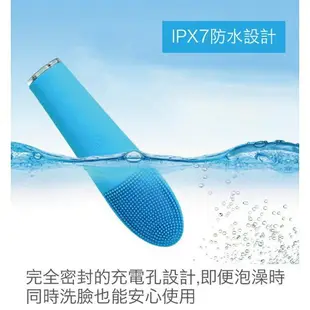 強強滾p-日本ABOEL 聲波熱能雙效溫感按摩洗臉機 (ABB620) 粉/藍