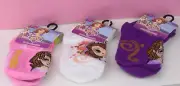 Disney Princess Sofia The First Cozy Girls Socks 3 Pairs Size 4-6 CUTE Calcetas