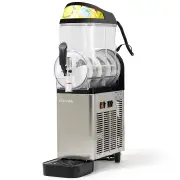 POLYCOOL 12L Commercial Slush Machine Single Tank, Quality Donper Compressor, Frozen Slushy Juice Maker