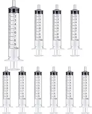 10 Pack Syringe Without Needle for Crafts Pets Feeding Industrial and Scientific (10ML)
