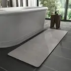 MontVoo -Bath Mat Rug-Rubber Backing Non Slip Quick Dry Absorbent Thin Bathro...