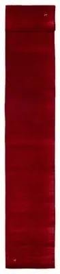 Vintage Hand loomed Runner Rug 2'7" x 16'4" Traditional Wool Carpet