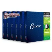 6 Sets! Elixir OPTIWEB Nickel 7-String Electric — 19106 Medium .011-.059