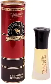 Generic Texas Stallion Derby Club Attar Roll-On Fragrance, 6ml