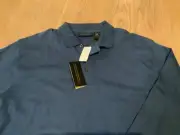 Jantzen 1/4 Button Up Sweater New With Tags Blue Men’s L (N0624599)