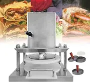 Pizza Dough Sheeter, Electric Pizza Crust Press Plate 2000W, Stainless Steel Pizza Maker Dough Food Press for Pizza and Various Dough Cake, Non-Stick Pressure Plate - 22cm/25cm,25cm