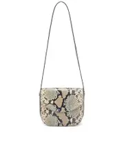 Jil Sander Snakeskin Effect Shoulder Bag