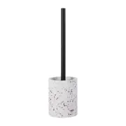Home Expression 40x10cm Polyresin Toilet Cleaning Brush/Scrub w/ Holder Terrazzo