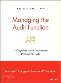 在飛比找三民網路書店優惠-MANAGING THE AUDIT FUNCTION：A 