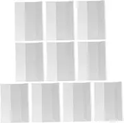 LALAFINA Book Cover Waterproof 10pcs Plastic A5 Book Protectors Reusable Covers for Hardcover Corners Protectors