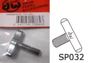 DW - DWSP032 - Wing Screw, Toe Clamp Block 5/16-18 X 1I
