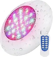 12V LED Underwater Pool Lights, RGB Color Changing LED Color Pool Light, for Inground Swimming Pools, Replacement Bulb with Remote Control (Size : 36W)