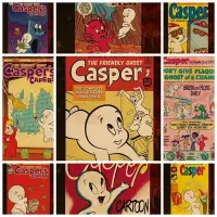 在飛比找蝦皮購物優惠-海報 鬼馬小精靈 Casper 少女 嬰兒 臥室 沙雕 書桌