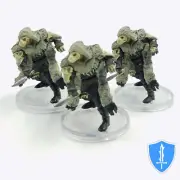 Reghed Nomad with Cage x3 - Icewind Dale Rime of Frostmaiden #1 D&D Miniature