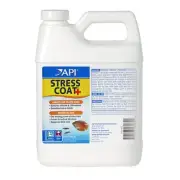 API Stress Coat Pond Water Conditioner 32 Ounce for Fish Safety and Healing