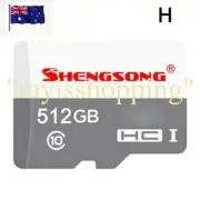 SHENGSONG 512GB Micro SD TF Card HC MicroSD, Adapter Photos Video Memory Storage