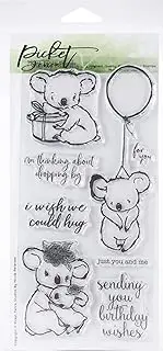 Picket Fence Studios 4 inch X6 inch Stamp Set - I Wish We Could Hug*