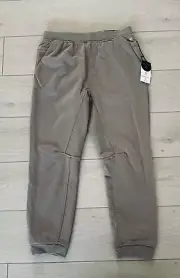Men’s KENNETH COLE Active Fleece Jogger Pant L NWT Soft Comfortable Tan