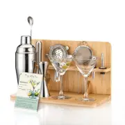USEERIL Martini Set with 2Pcs Martini Glasses,Mixology Bartender Kit,Cocktail...