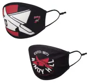 Essendon Bombers AFL 2 Pack Adult Washable Face Masks Christmas Gift