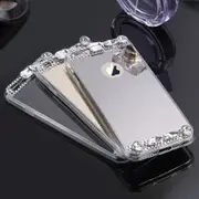 KISSCASE Diamond Glitter Clear Mirror Cover Case for iPhone X 7/7Plus IPHONE 7 PLUS GOLD