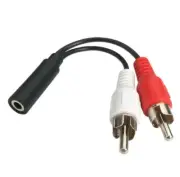 Audio 3.5F /2*RCA male (PACK OF 5)