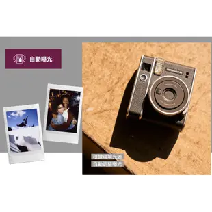 現貨免運 FUJIFILM instax mini 40 拍立得 復古造型仿皮材質 總代理恆昶公司貨