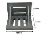 Angle Plate 6x5x4.5mm Slotted and Webbed