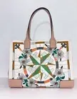 Tory Burch Ella Printed Small Tote Floral Compass-Discontinued