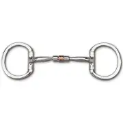 Myler Stainless Steel Equine MB 03 Eggbutt Comfort 5" Snaffle Copper Roller Bit