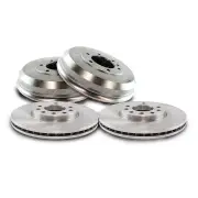 Front Brake Rotors + Rear Drums Set for Isuzu D-Max TFR 3.0L 06/2012-06/2020
