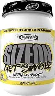 Gaspari Nutrition Sizeon Maximum Performance, Arctic Lemon Ice, 3.59-Pounds