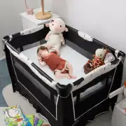 Costway Tri-fold Baby Foam Mattress with Carrying Bag for Travel