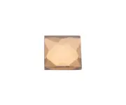 144PCS Coffee Glass Rhinestone Square Flatback #93106