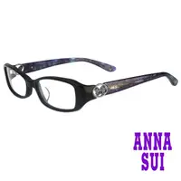 在飛比找momo購物網優惠-【ANNA SUI 安娜蘇】日系個性蝴蝶網紋造型光學眼鏡-黑