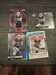 Brock Bowers Pink Select Jersey Card And 4 Other Cards