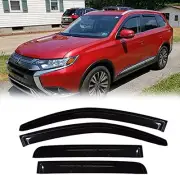 Sunproof Rainproof Side Window Wind Deflector, 4Pcs Protective Replacements Rain