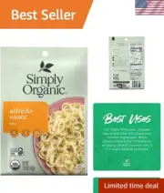 12-Pack Organic Alfredo Sauce Mix, Gluten-Free | Perfect for Pasta and Potatoes