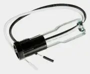 Jandorf Phenolic CANDELABRA Base SOCKET w/ Double Leg Hickey 125V 1 pk 60472 NEW