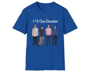 Funny Meme TShirt, I Love / Heart One Direction Weezer Funny Parody